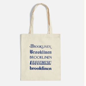 Brand new Brooklinen cotton tote bag!